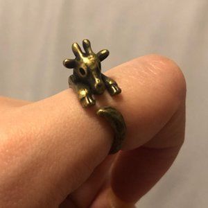 Giraffe Ring size adjustable
